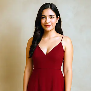 Ejemplo de vestimenta mujer - vestido largo